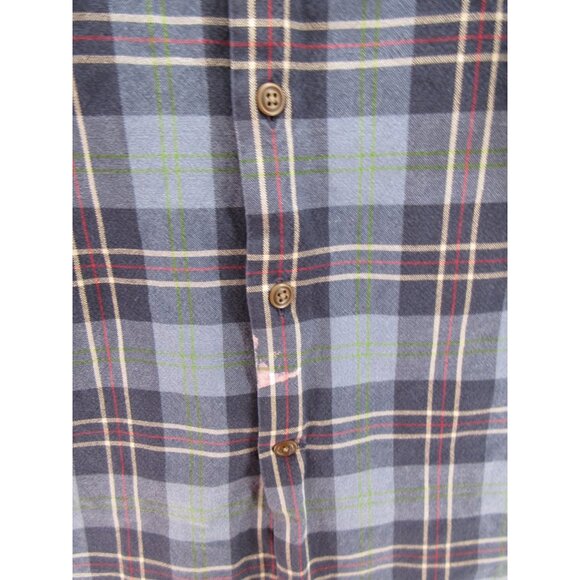 VINTAGE Gap Shirt Medium Button Down Plaid Pocket Classic Heritage * - Picture 4 of 11